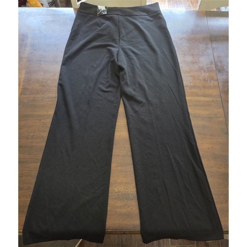 NWT INC 10 High Rise Side Zip Black Pants 127705 - Picture 4 of 5